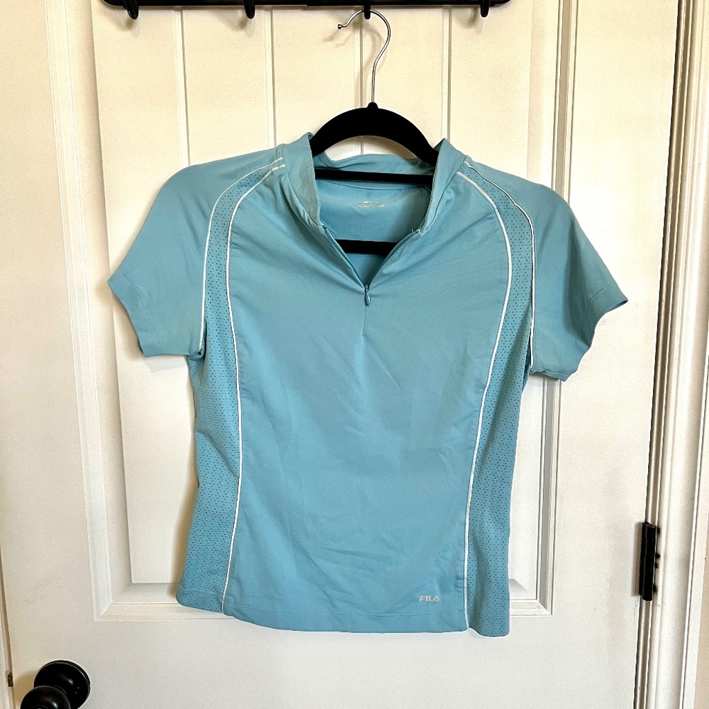 Fila Blue Top Size Small